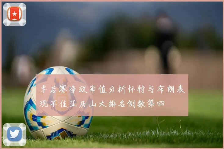 季后赛净效率值分析怀特与布朗表现不佳亚历山大排名倒数第四